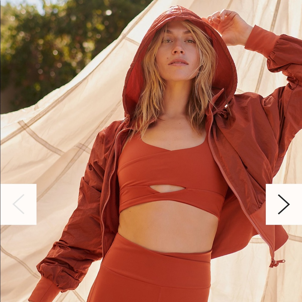 Free People Start Me Up Jacket in Winded Blush